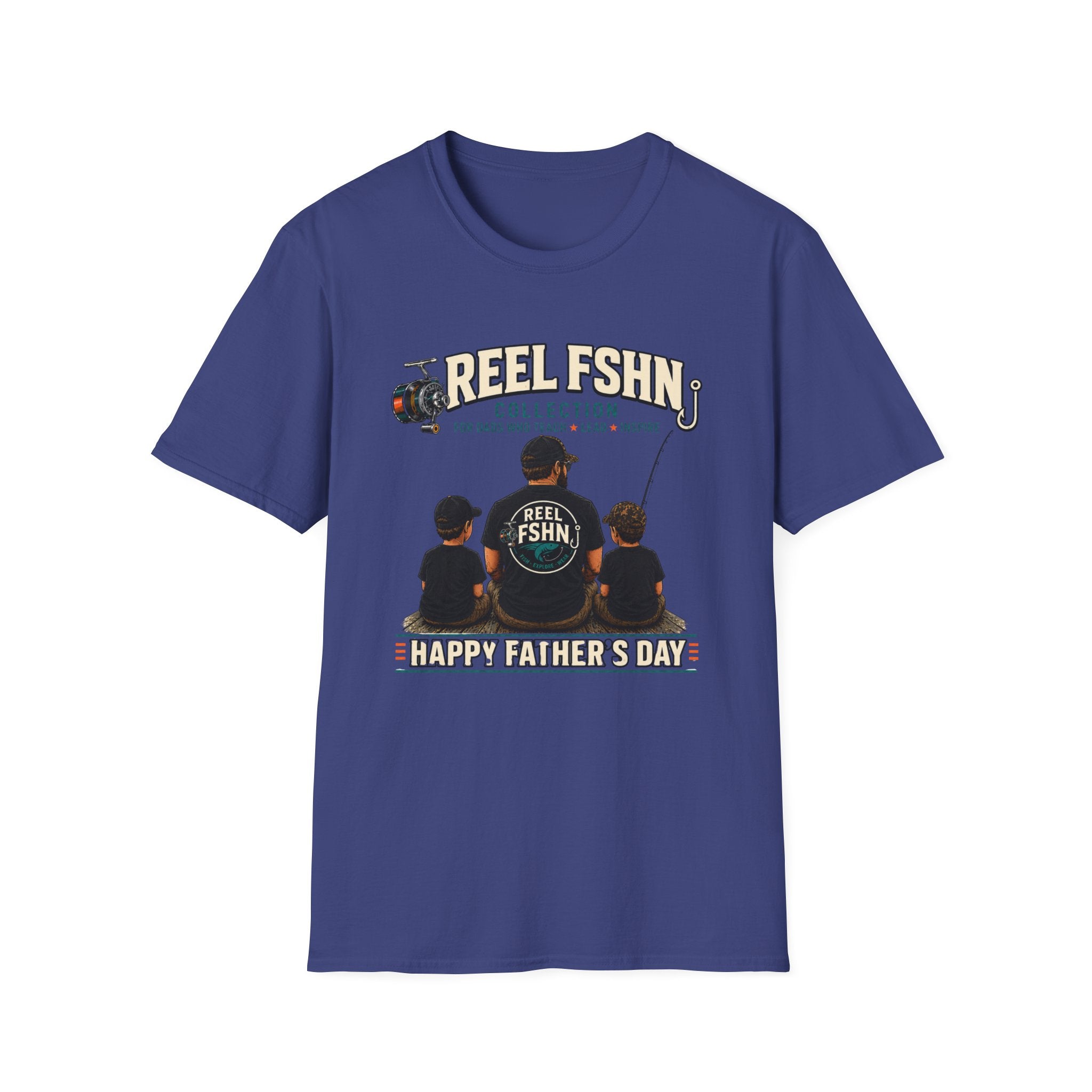 REEL FSHN Happy Father's Day T-Shirt