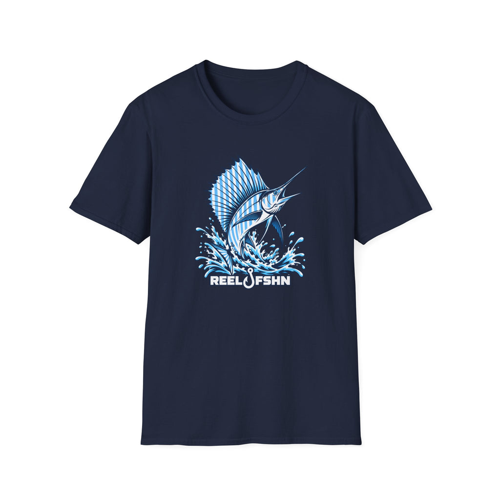 Blue & White Marlin T-Shirt