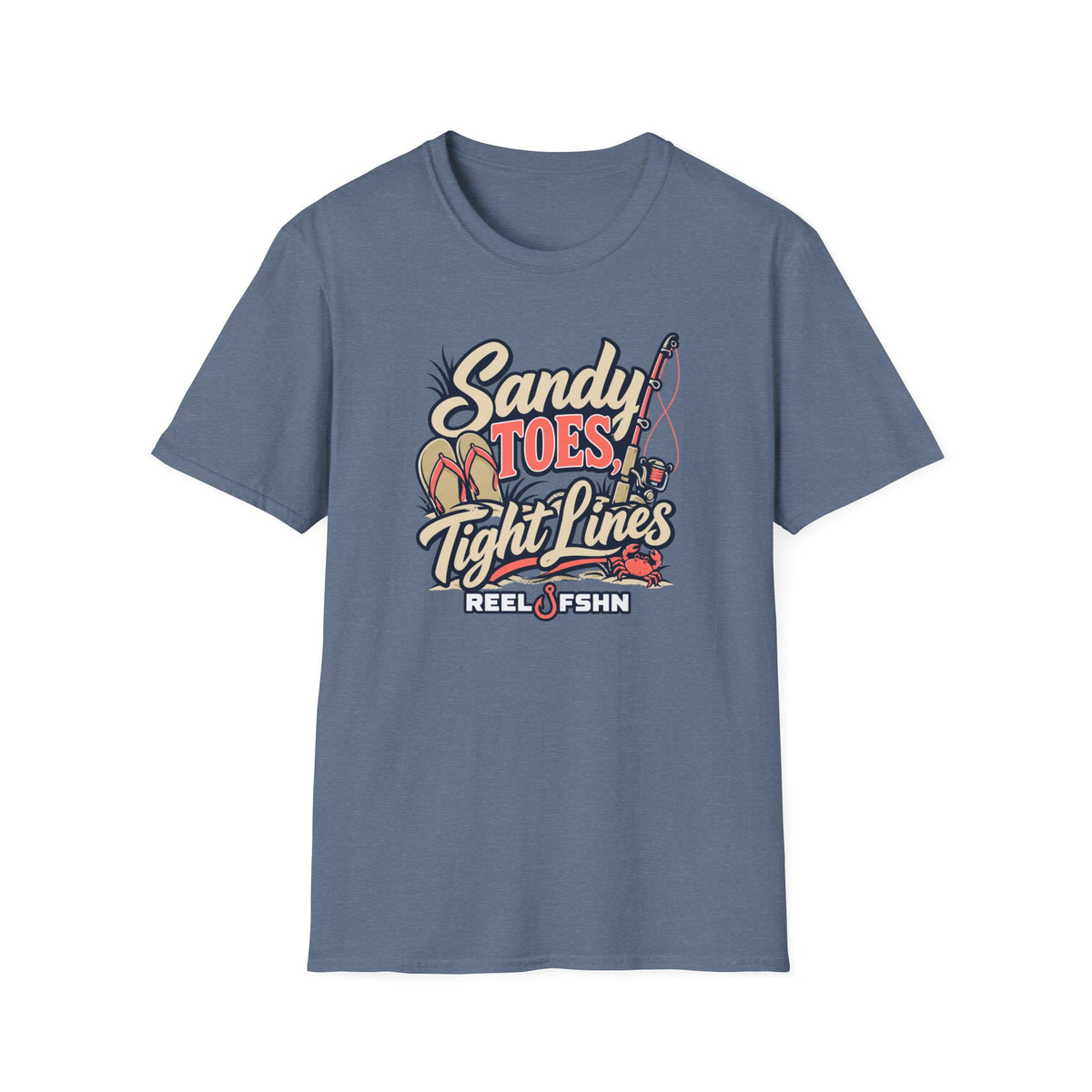 Sandy Toes Tight Lines T-Shirt