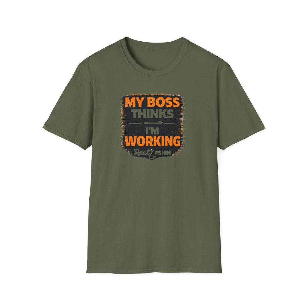 My Boss Thinks I'm Working T-Shirt