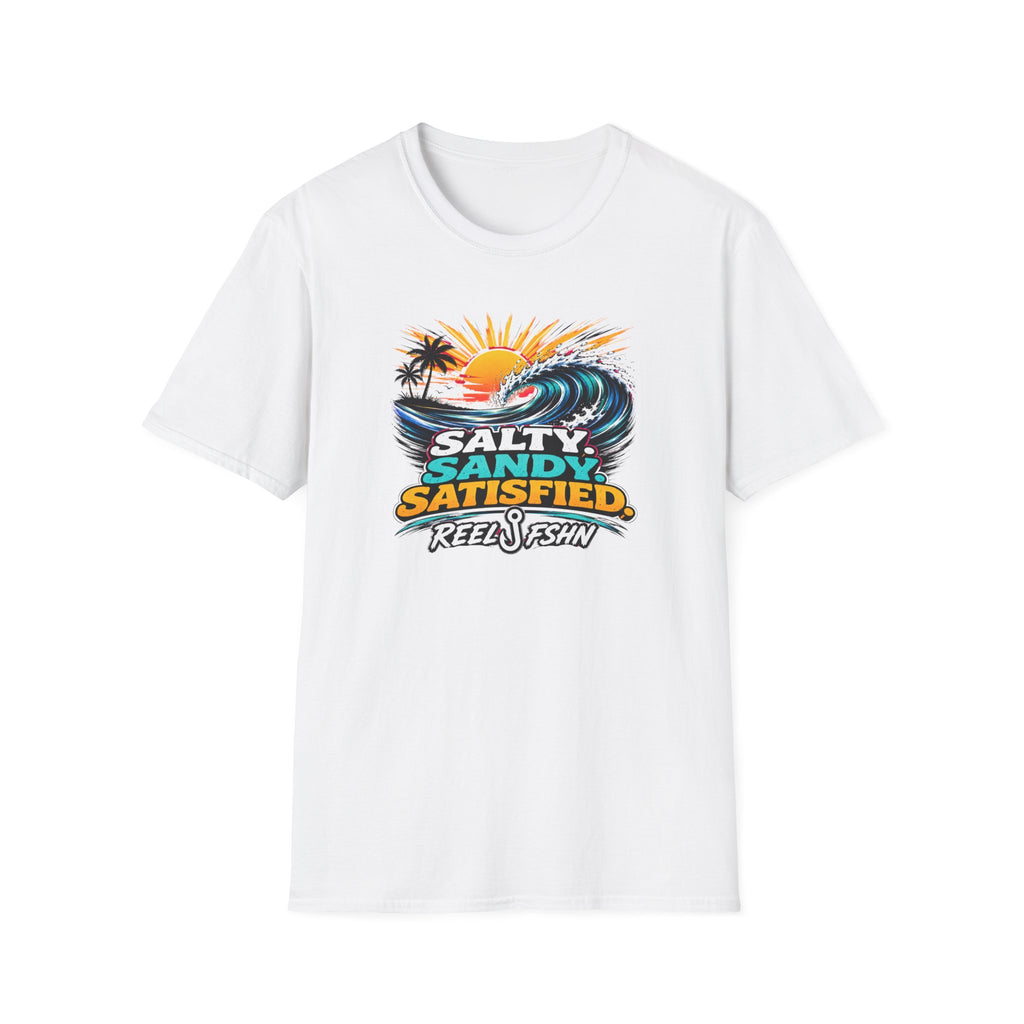 Salty. Sandy. Satisfied. T-Shirt