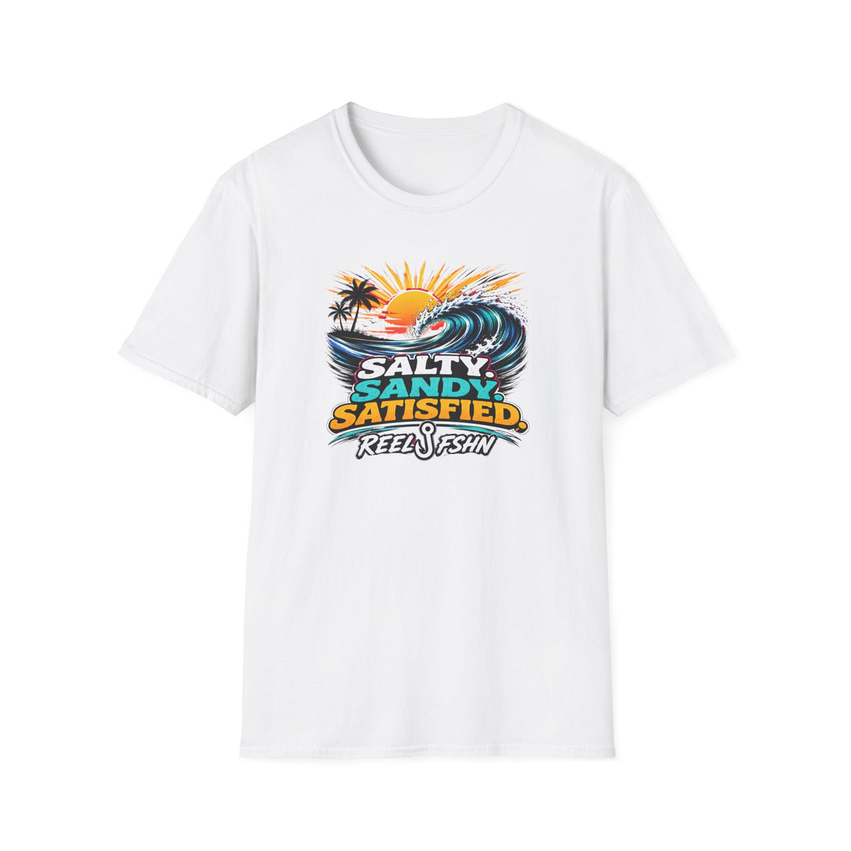 Salty. Sandy. Satisfied. T-Shirt