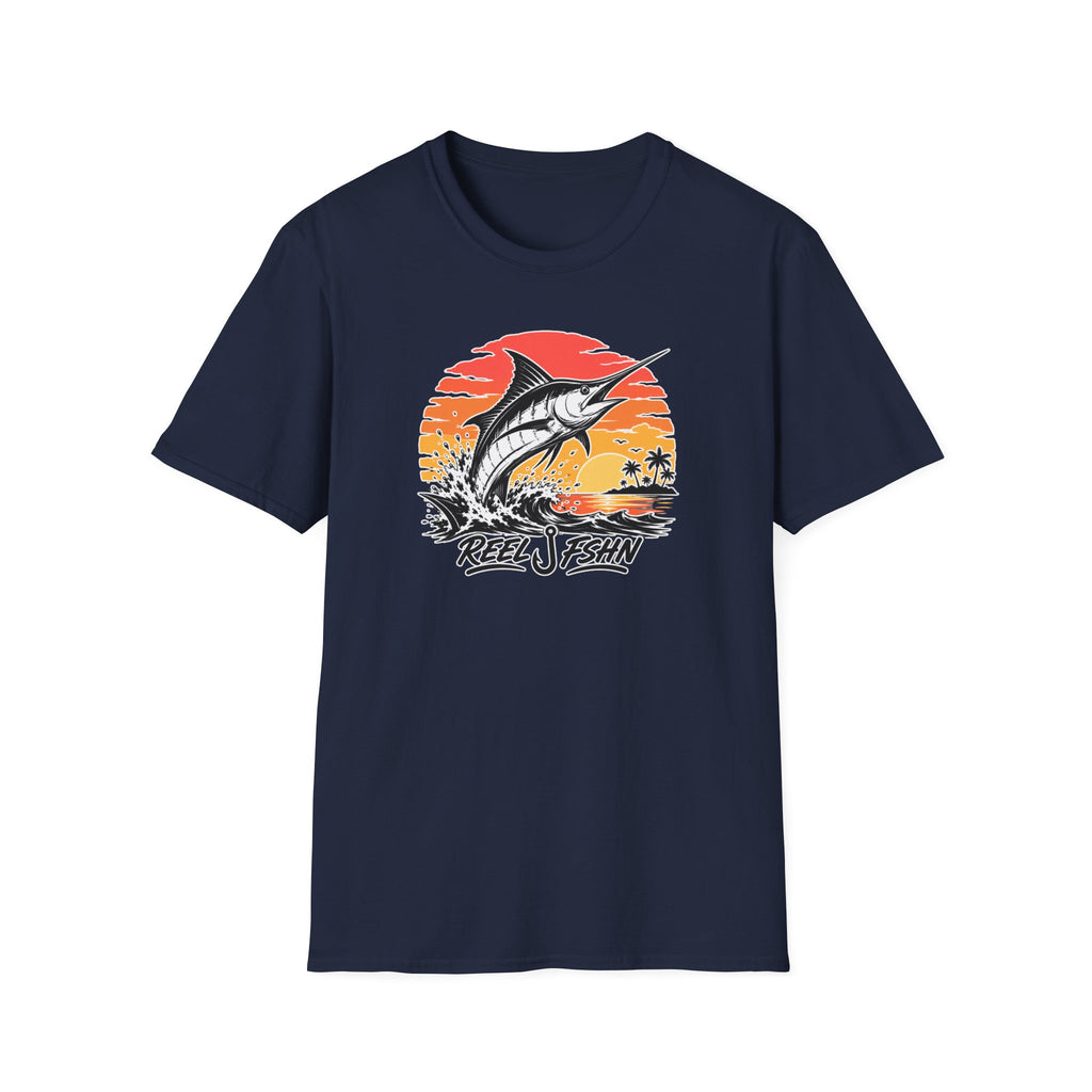 Sunset Marlin Run T-Shirt