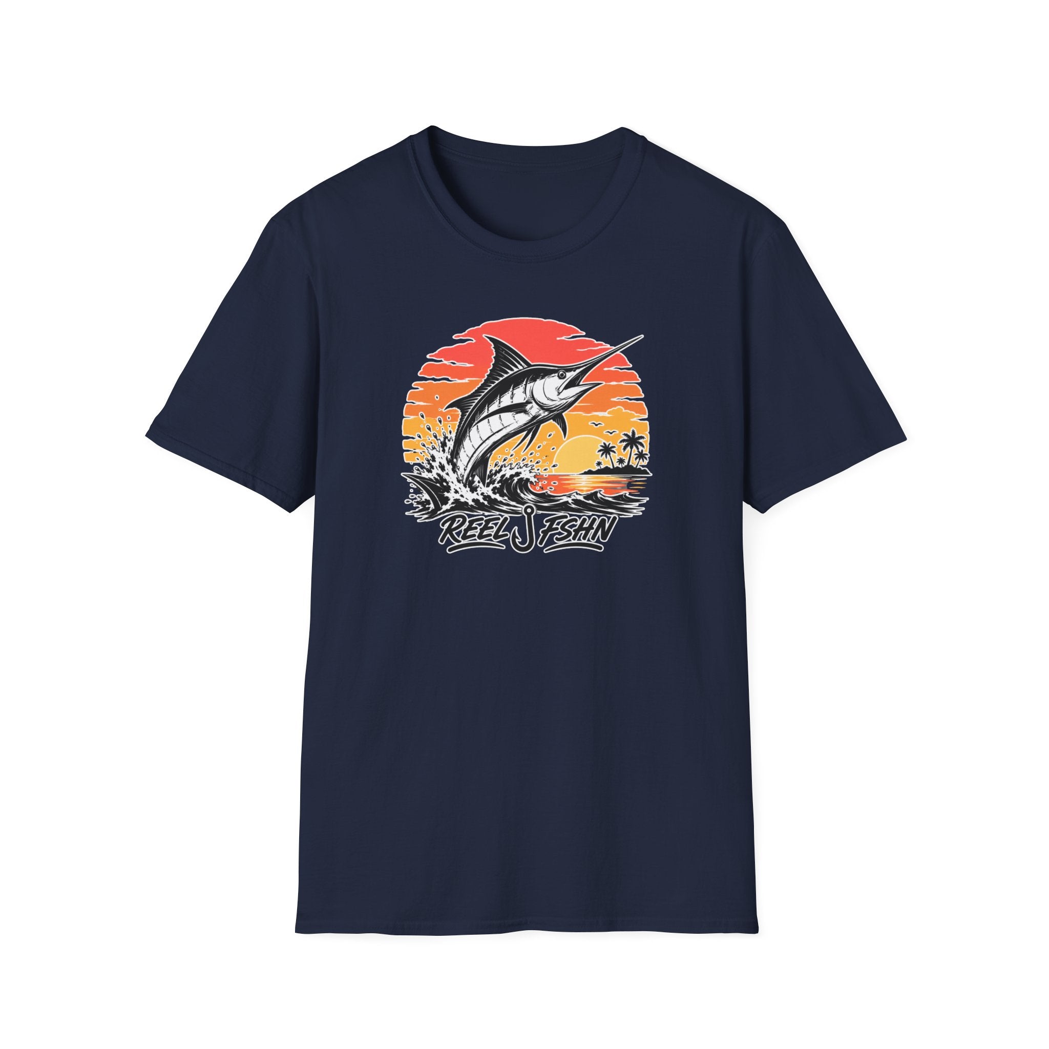Sunset Marlin Run T-Shirt