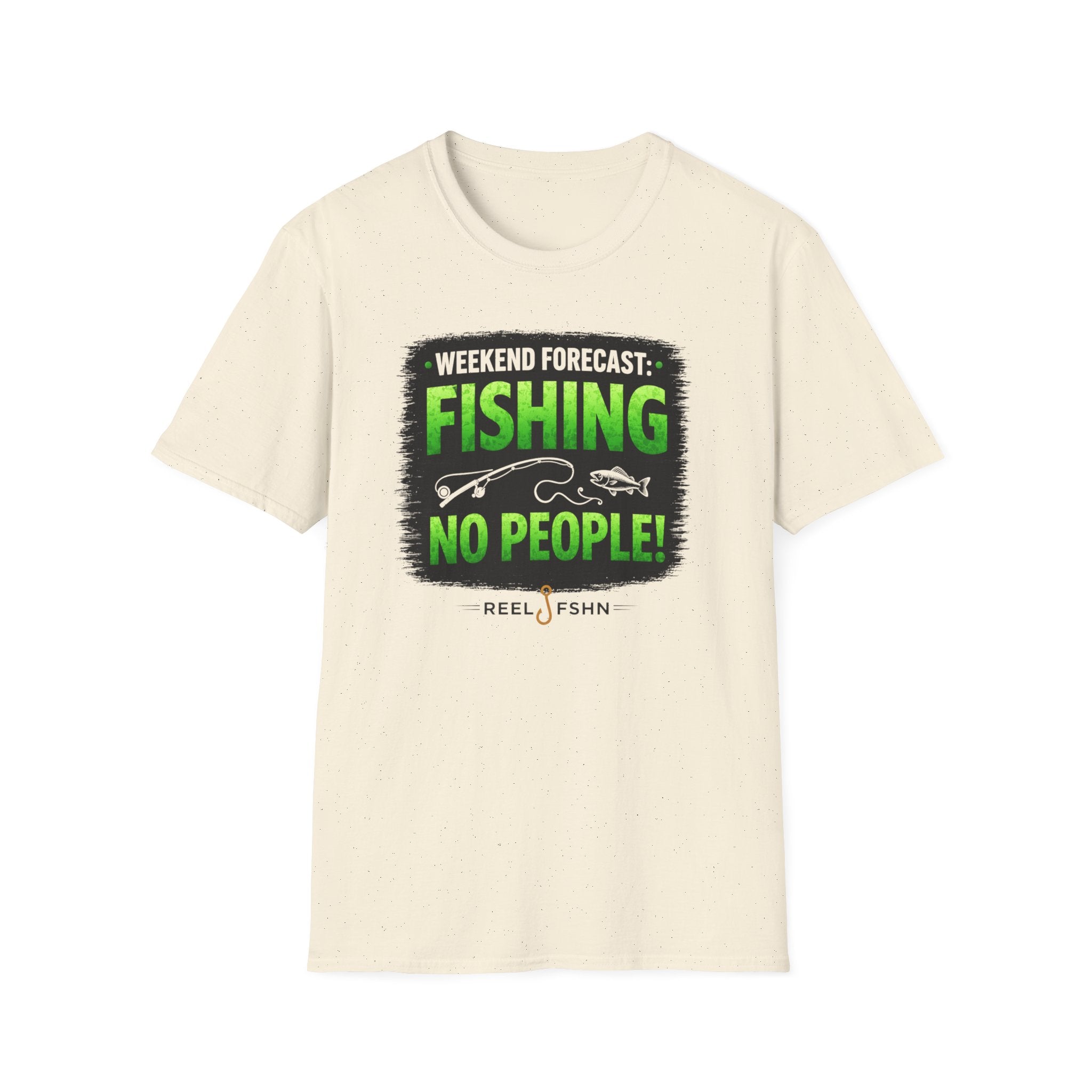 Weekend Forecast: Fishing, No People T-Shirt