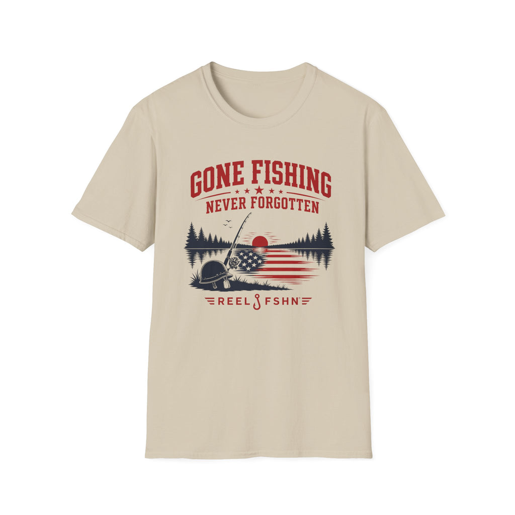 Gone Fishing Never Forgotten T-Shirt