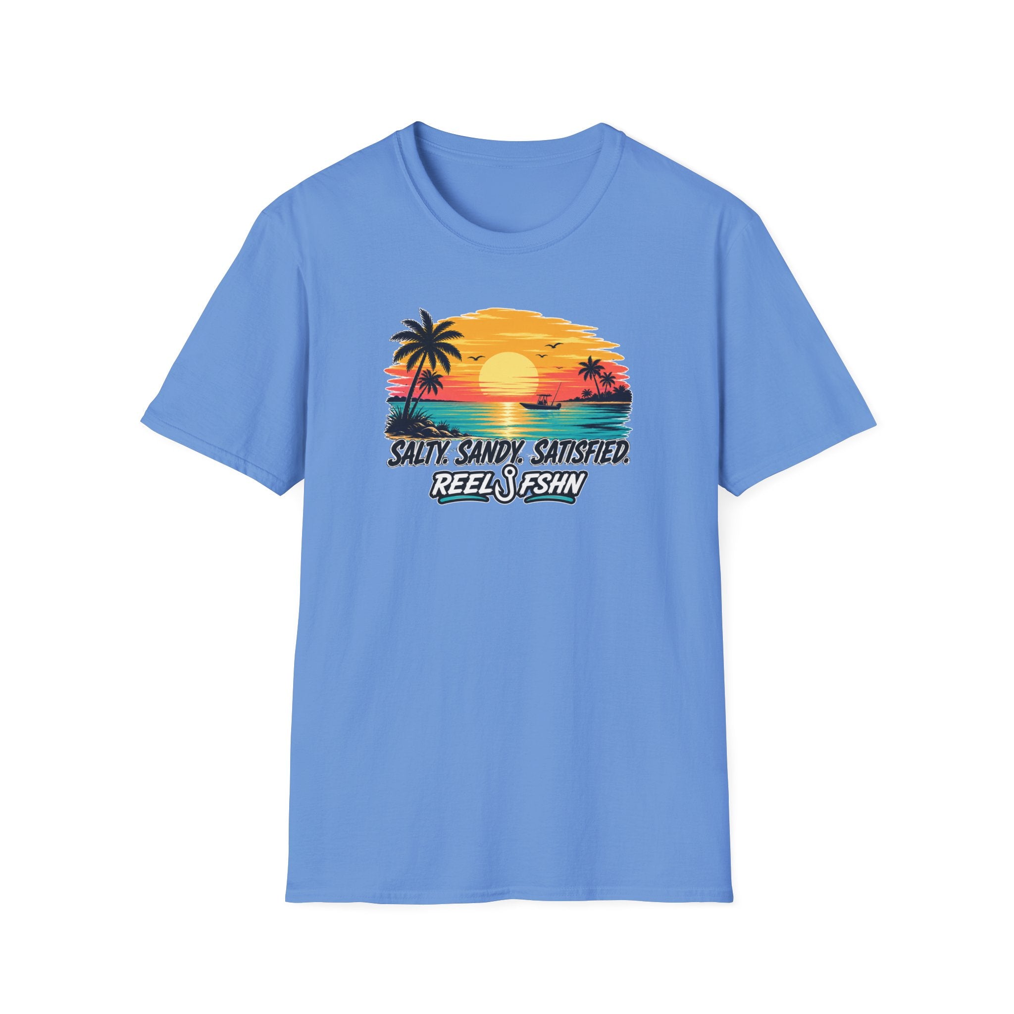 Salty. Sandy. Satisfied. T-Shirt