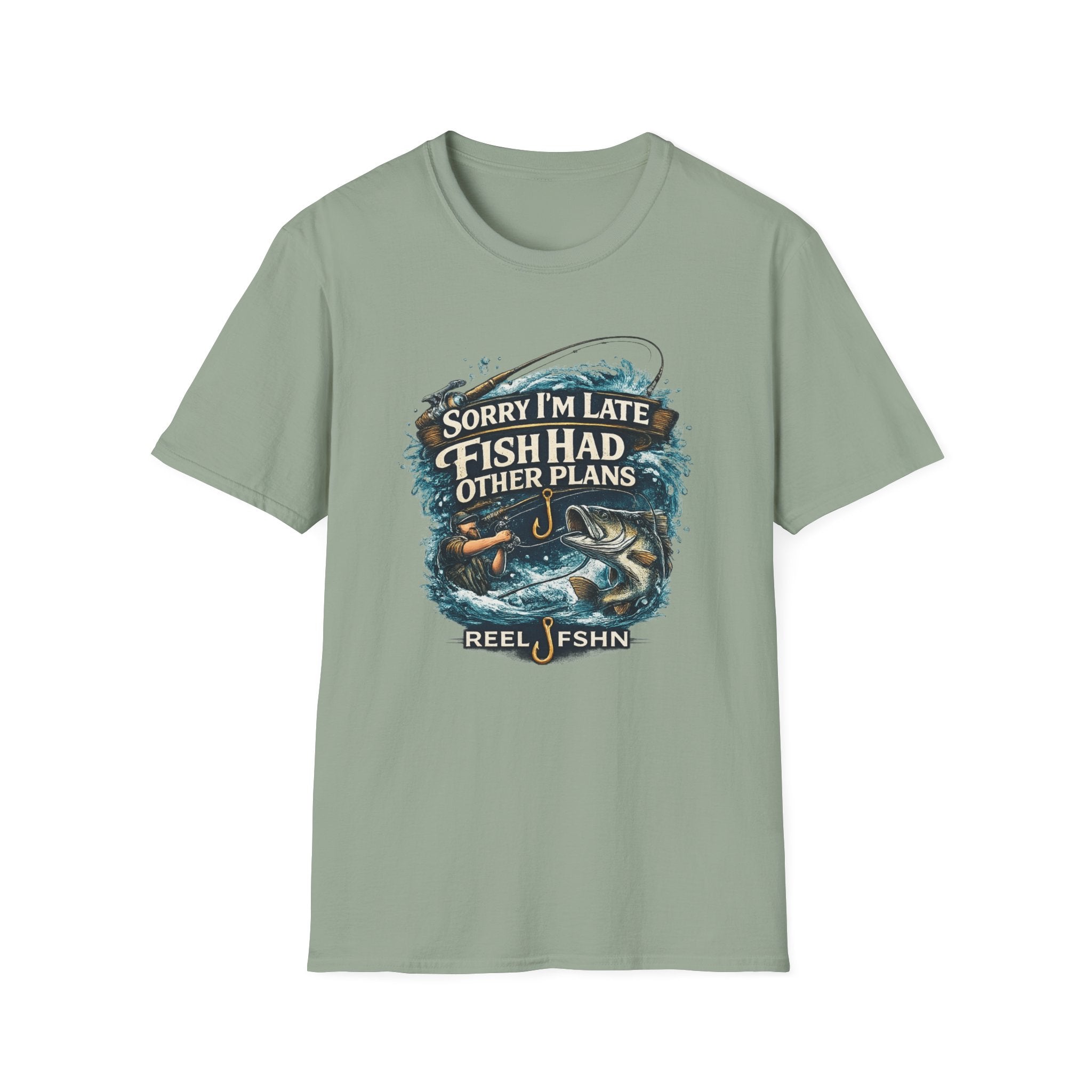 Sorry I'm Late, Fish Had Other Plans T-Shirt