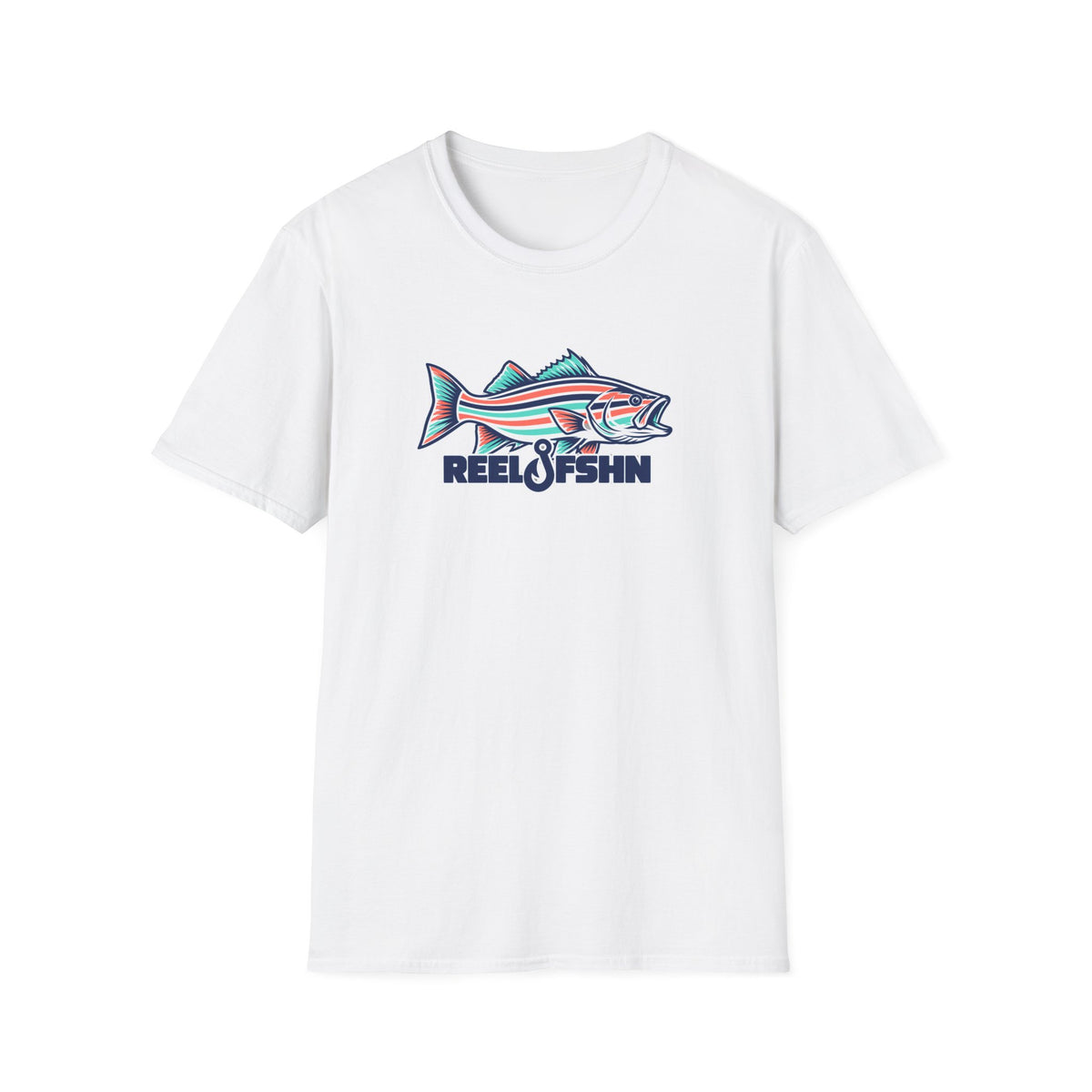 Striped Seafoam Bass T-Shirt