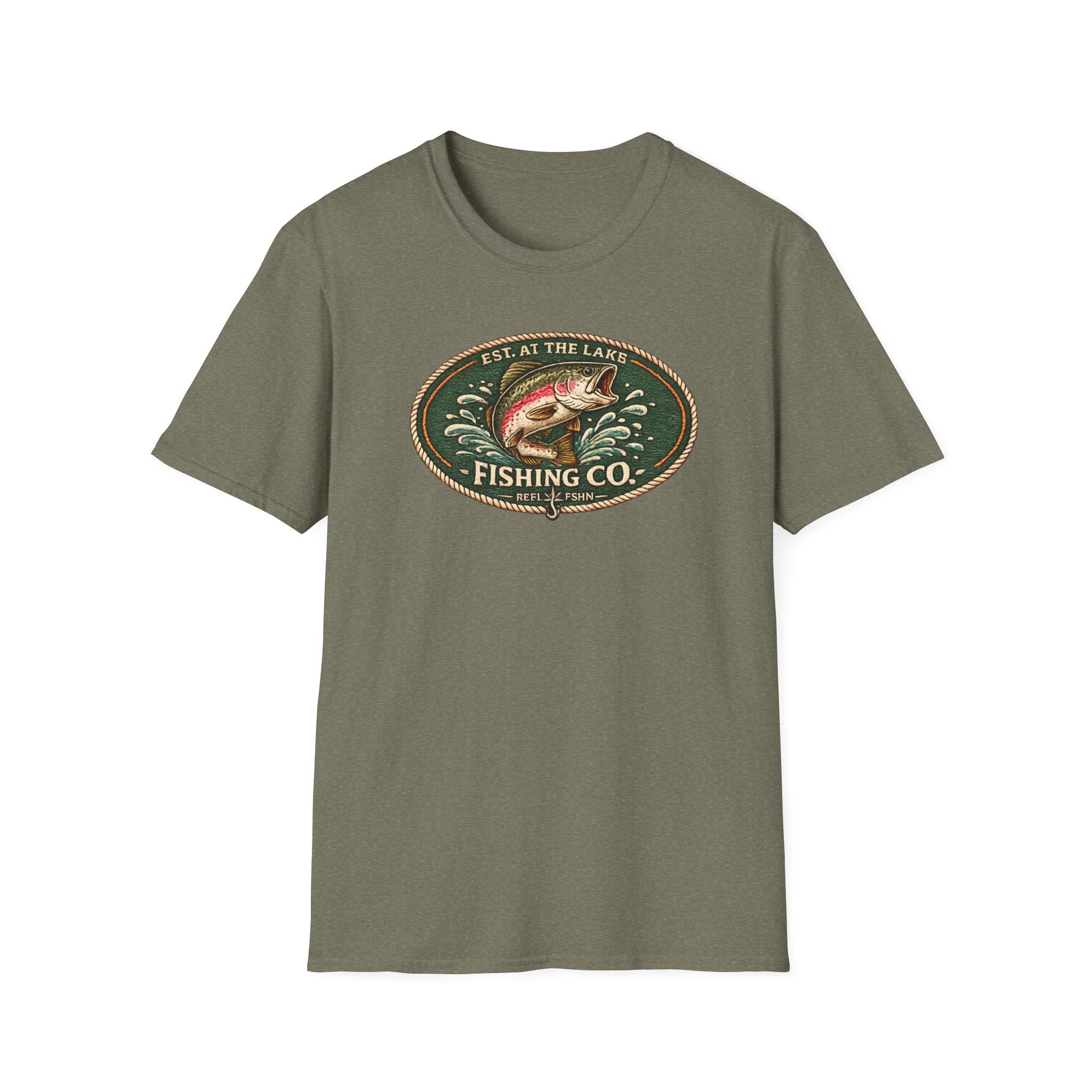 Est. At The Lake Fishing Co. T-Shirt