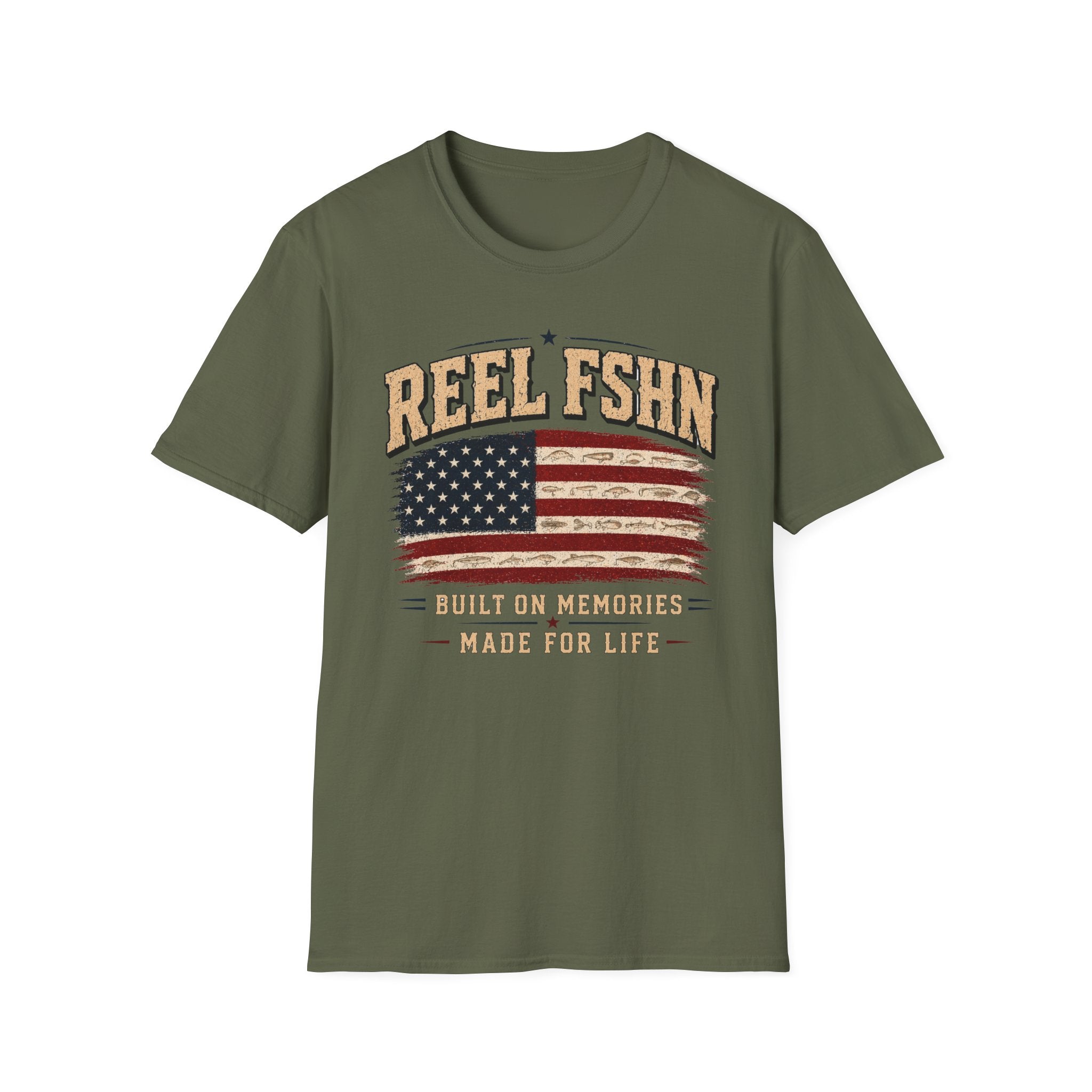 REEL FSHN Built On Memories Made For Life T-Shirt