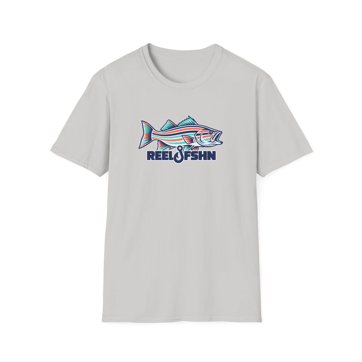 Striped Seafoam Bass T-Shirt