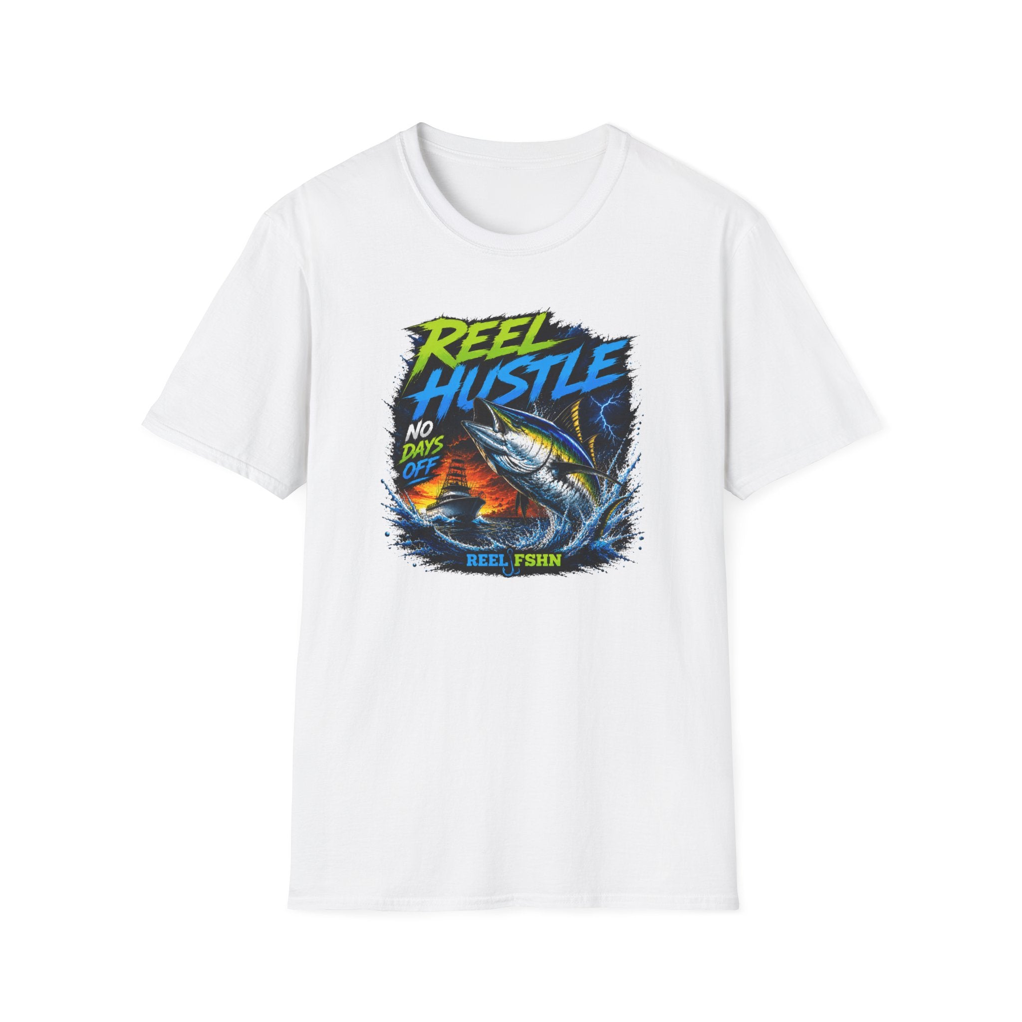 REEL Hustle No Days Off T-Shirt
