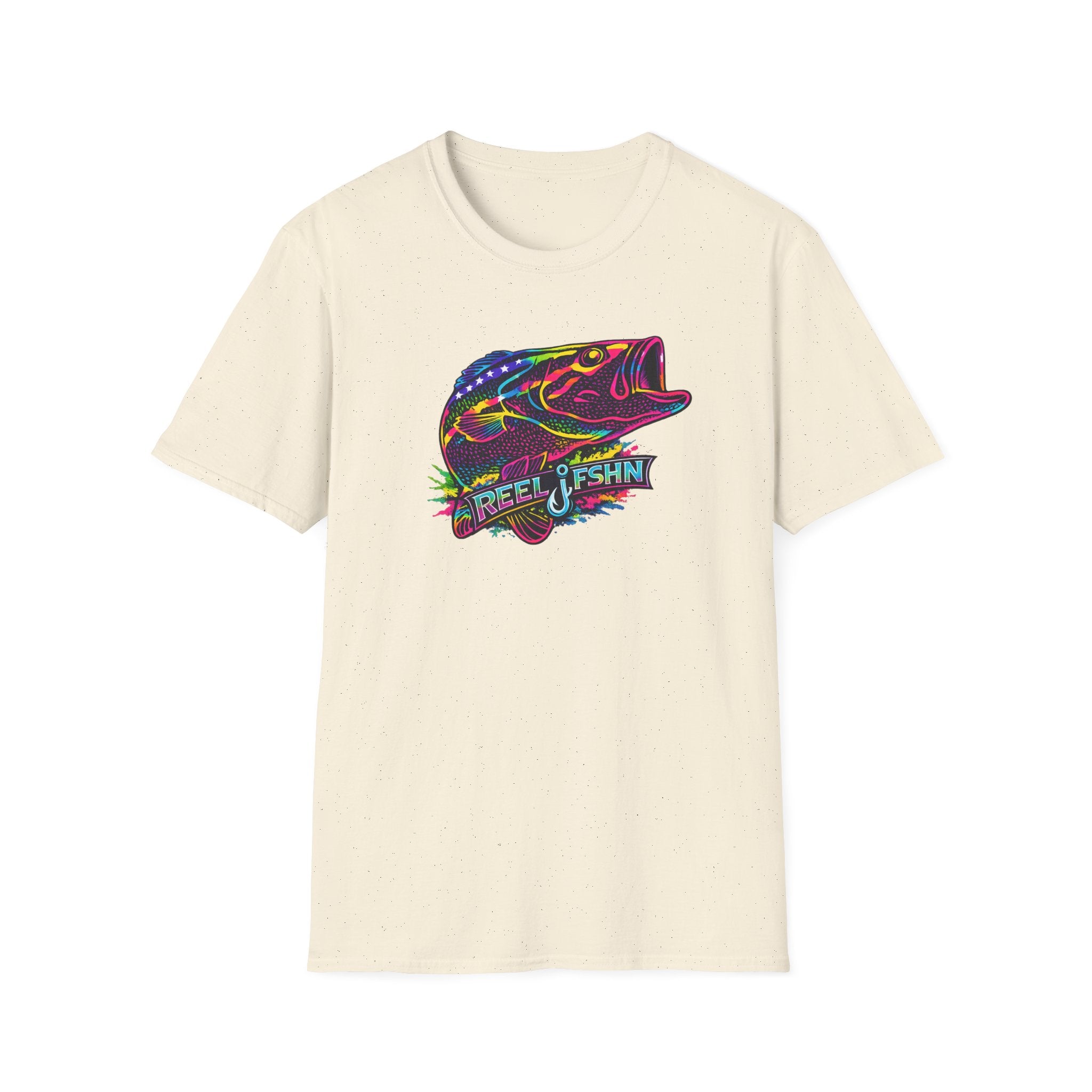 Funky Bass with REEL FSHN Logo T-Shirt