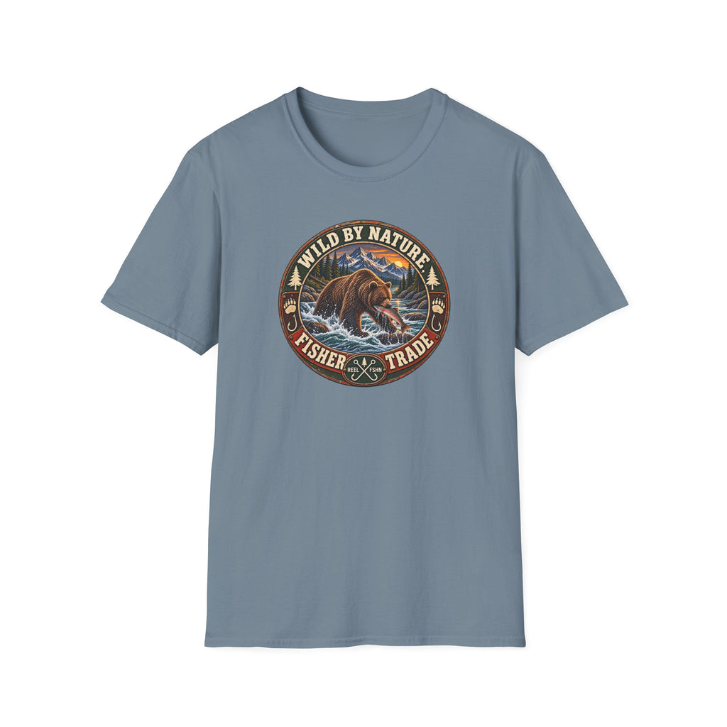 Wild By Nature. Fisher Trade. T-Shirt