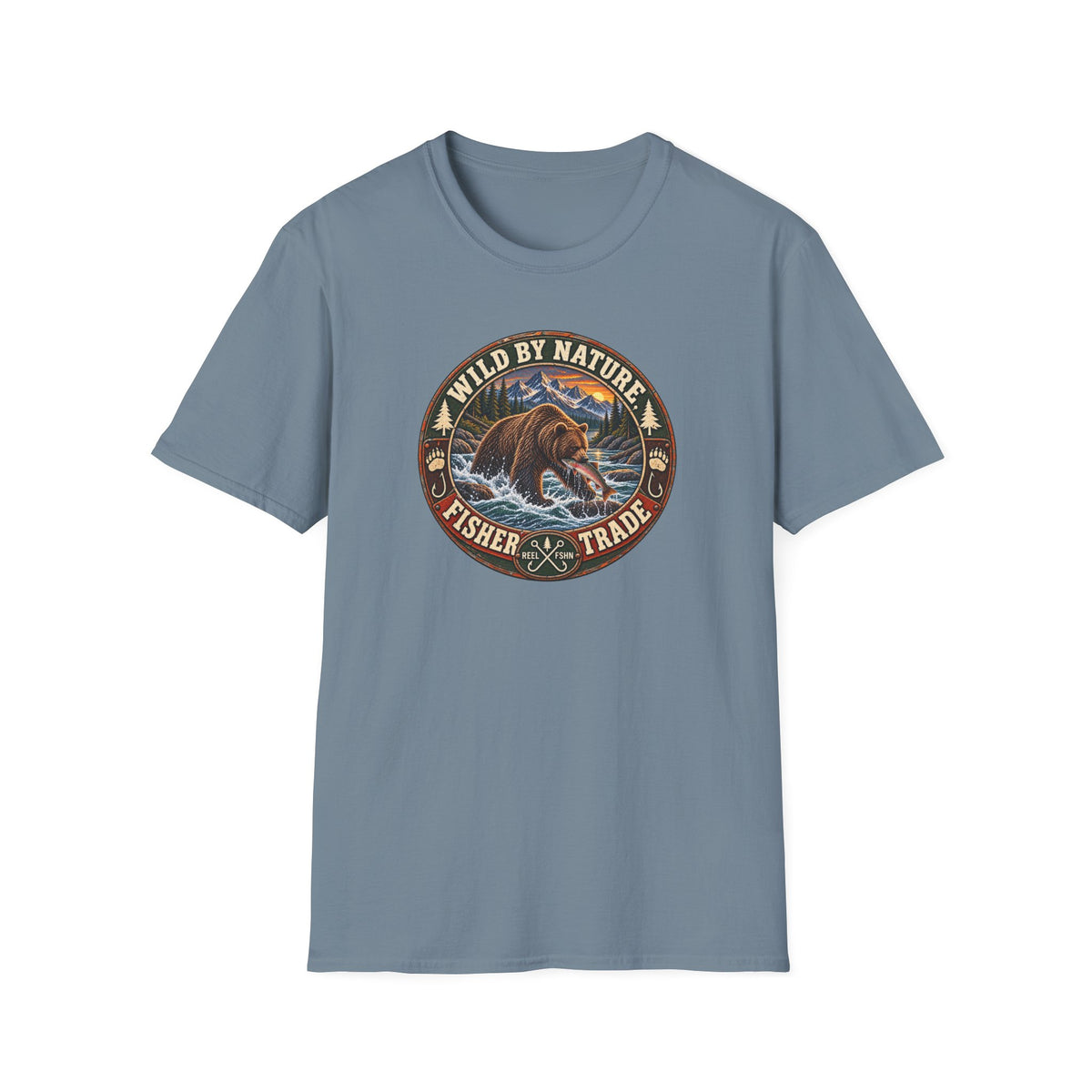 Wild By Nature. Fisher Trade. T-Shirt