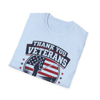 Thank You Veterans For Your Service T-Shirt
