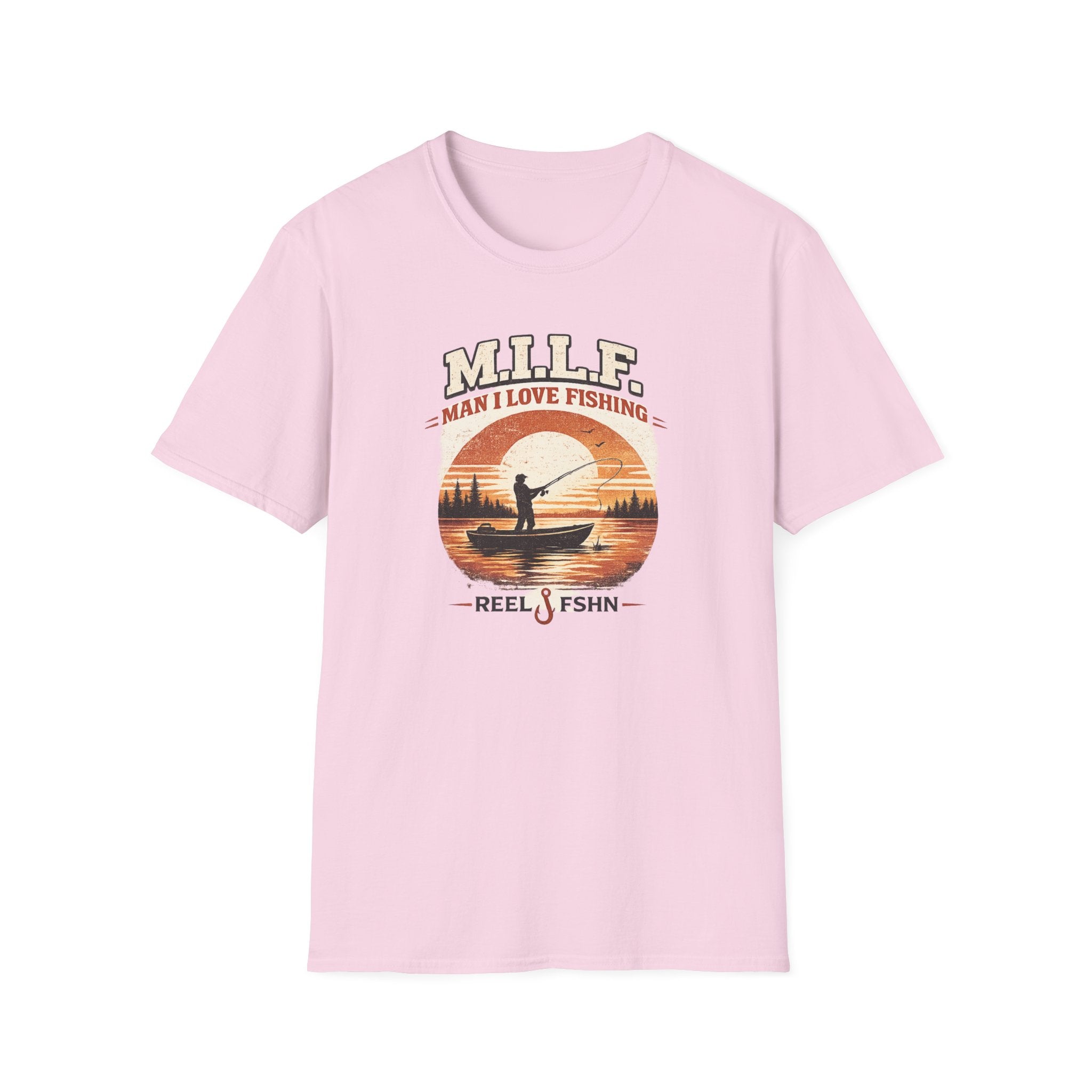 M. I. L. F. Man I Love Fishing T-Shirt