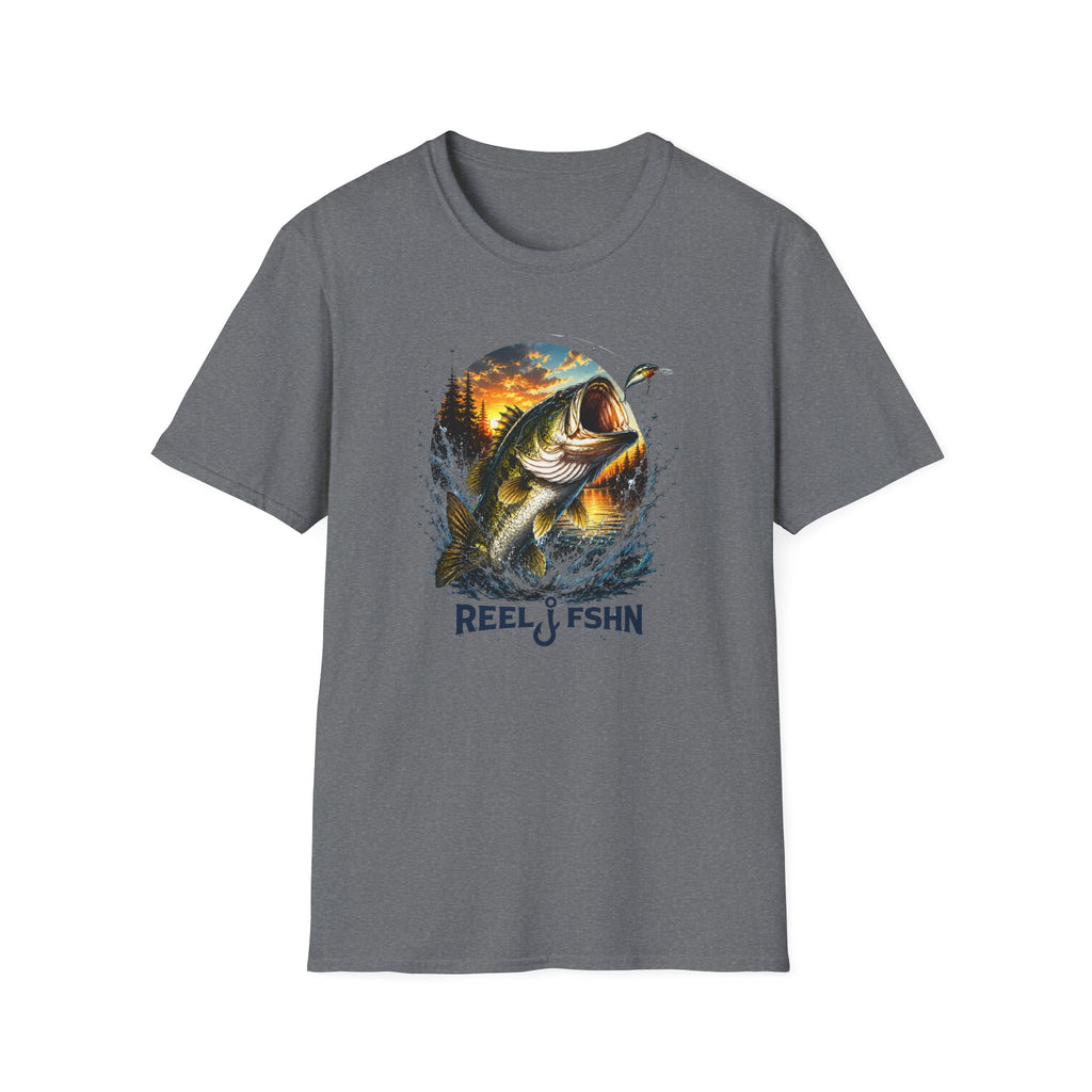 Bass Jumping Out of Water  T-Shirt