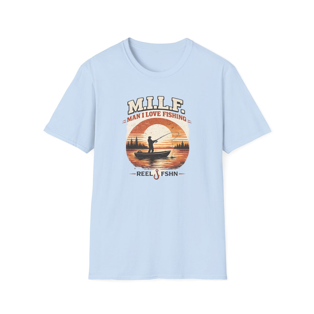 M. I. L. F. Man I Love Fishing T-Shirt