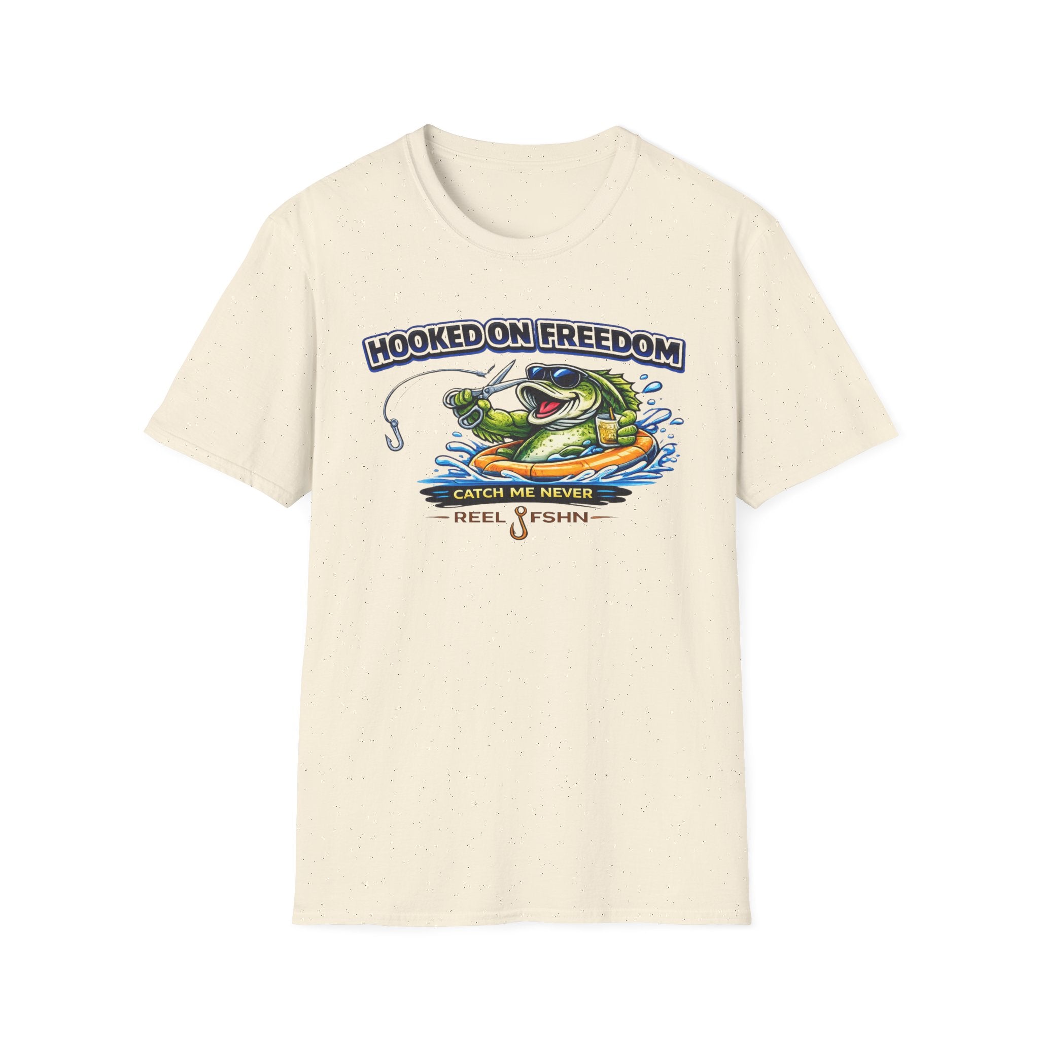 Hooked On Freedom Catch Me Never T-Shirt