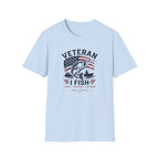 Veteran I Fish I Serve I Sacrifice I Am Proud T-Shirt