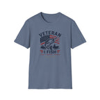 Veteran I Fish I Serve I Sacrifice I Am Proud T-Shirt