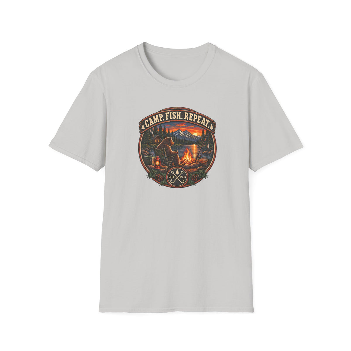 Camp Fish Repeat T-Shirt