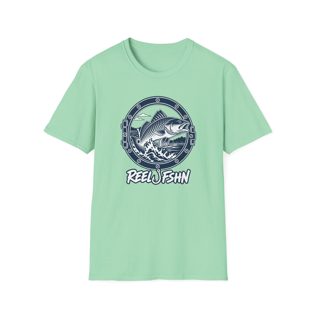 Porthole with Redfish T-Shirt