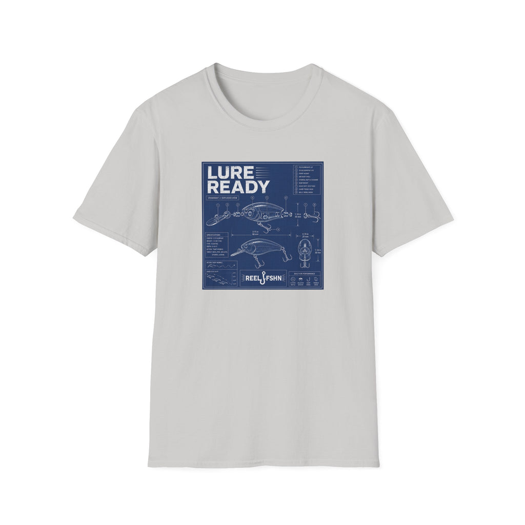 Lure Ready Blue Print  T-Shirt