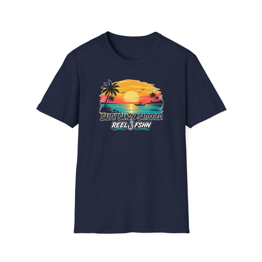Salty. Sandy. Satisfied. T-Shirt