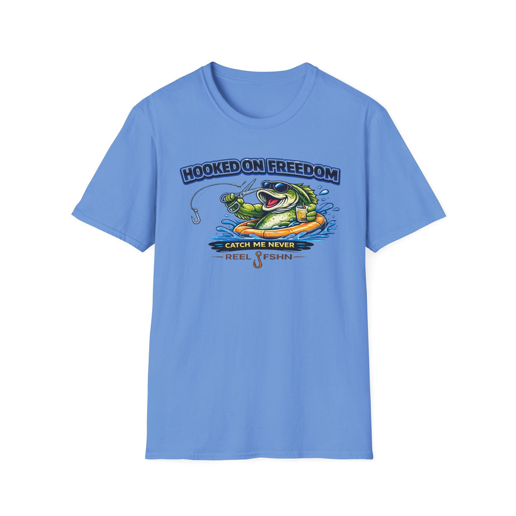 Hooked On Freedom Catch Me Never T-Shirt