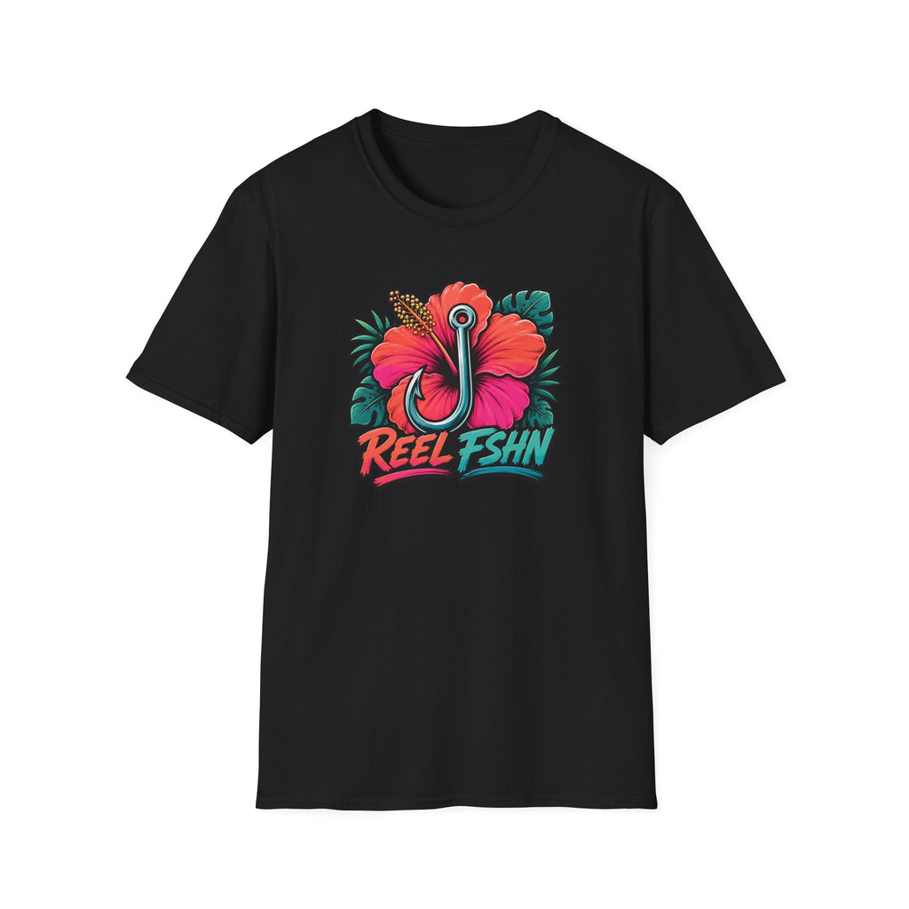 Hibiscus Hook Badge T-Shirt