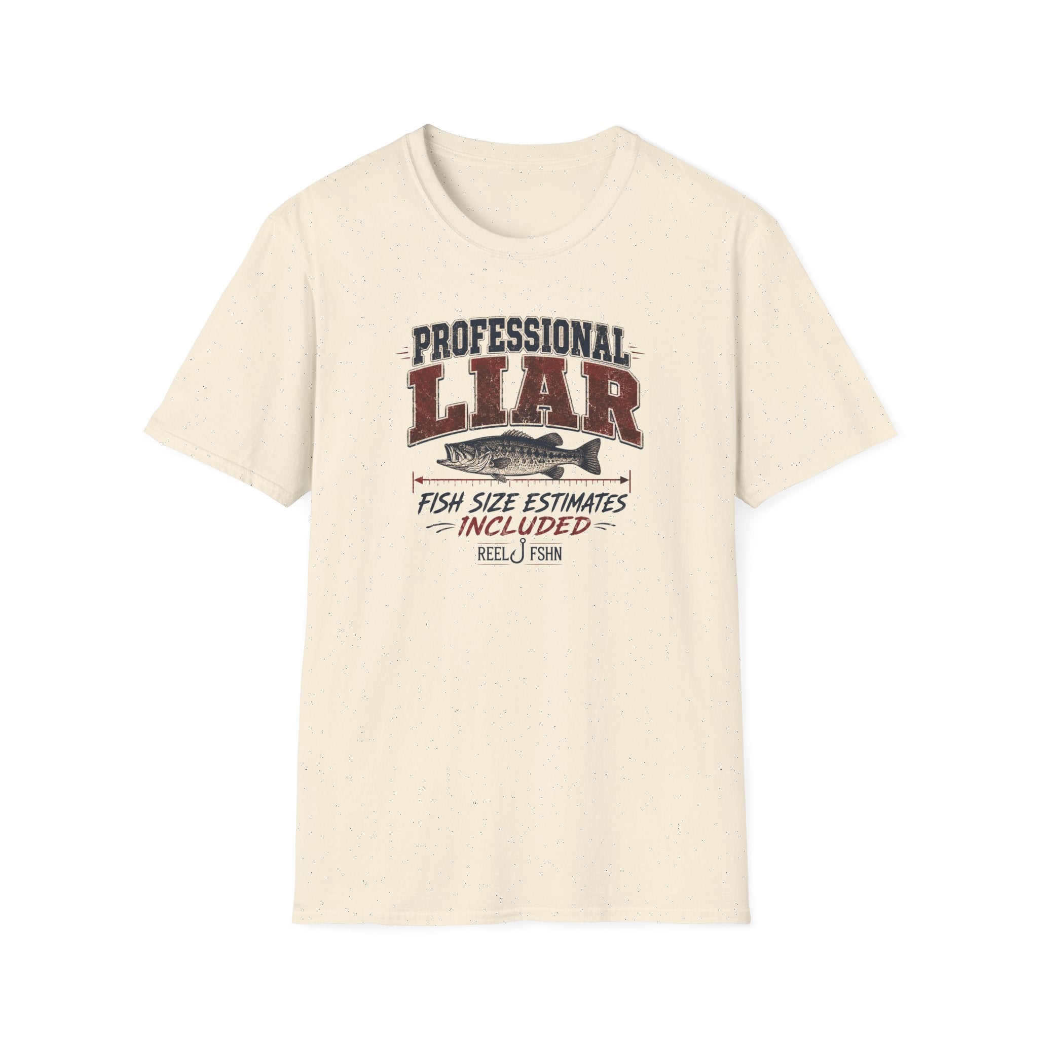 Professional Liar Fish Size Estimates Included T-Shirt