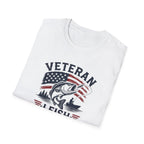 Veteran I Fish I Serve I Sacrifice I Am Proud T-Shirt