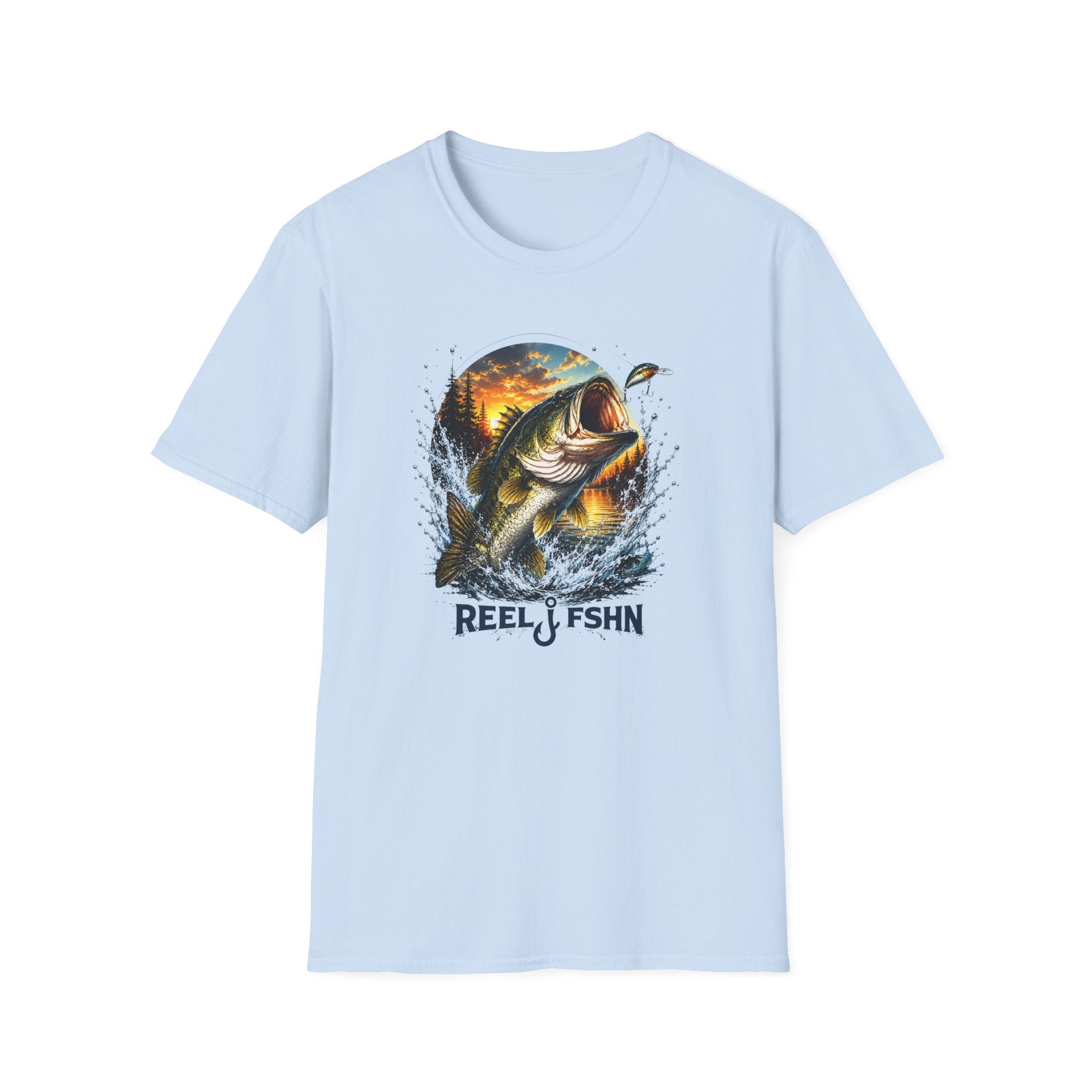 Bass Jumping Out of Water  T-Shirt