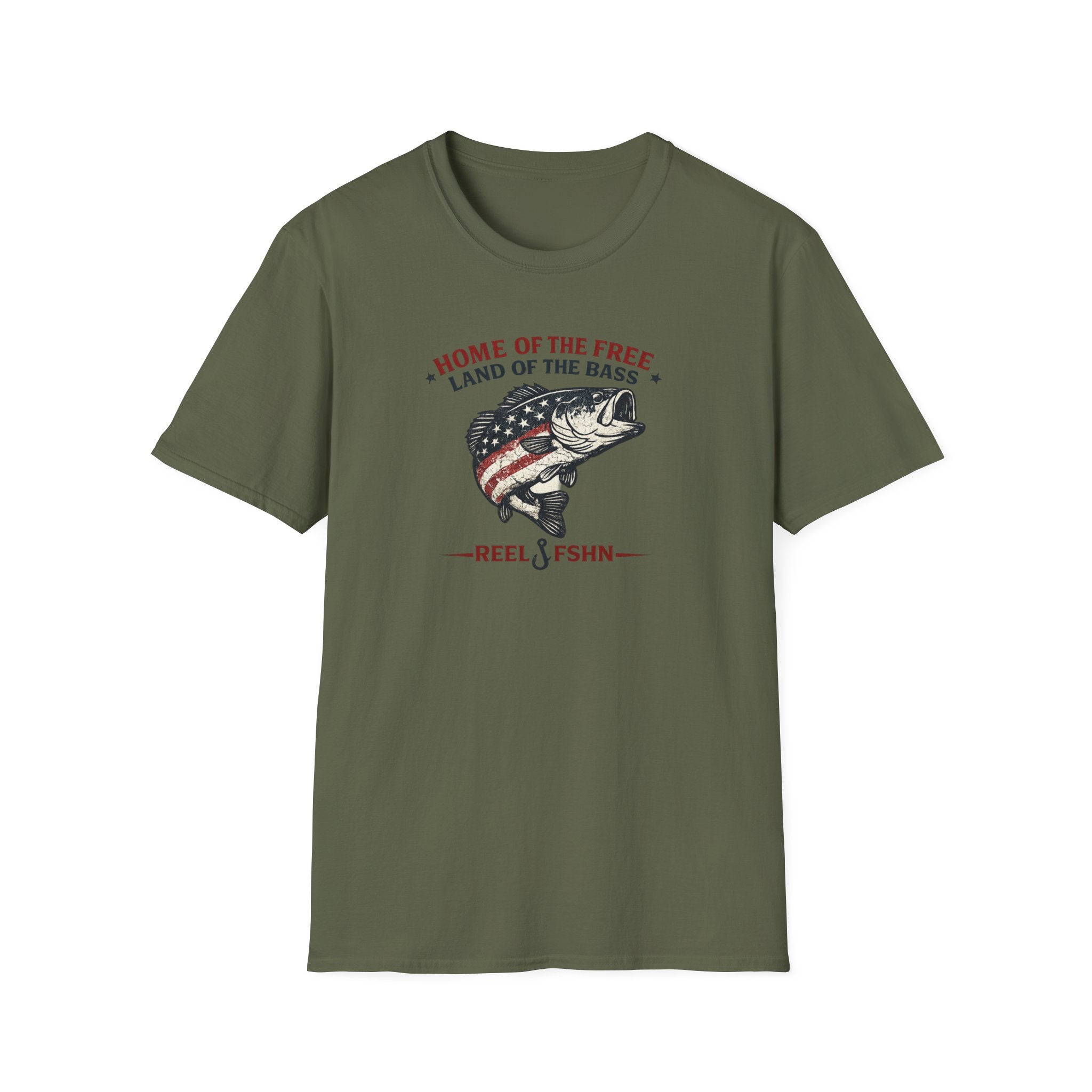Home Of The Free Land Of The Bass T-Shirt