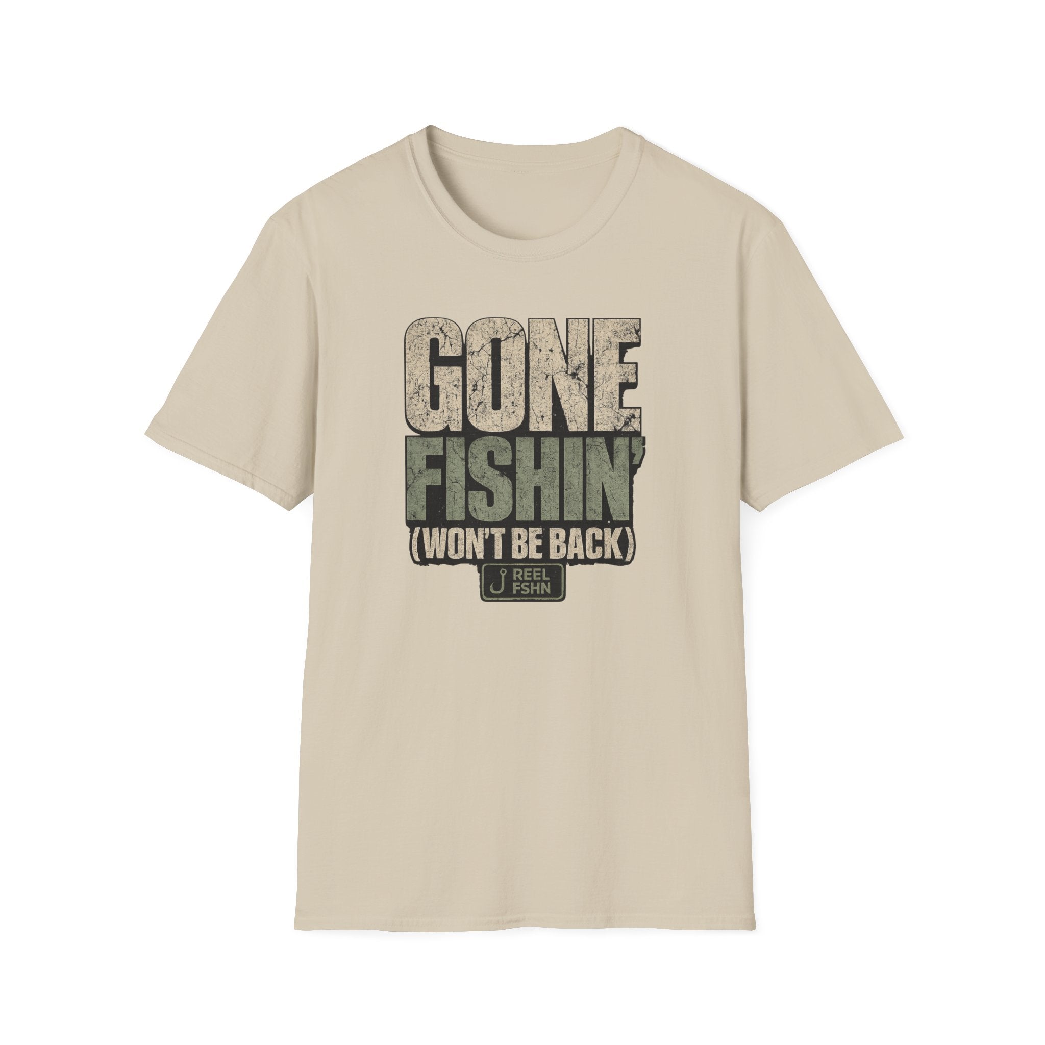 Gone Fishin Won't Be Back T-Shirt