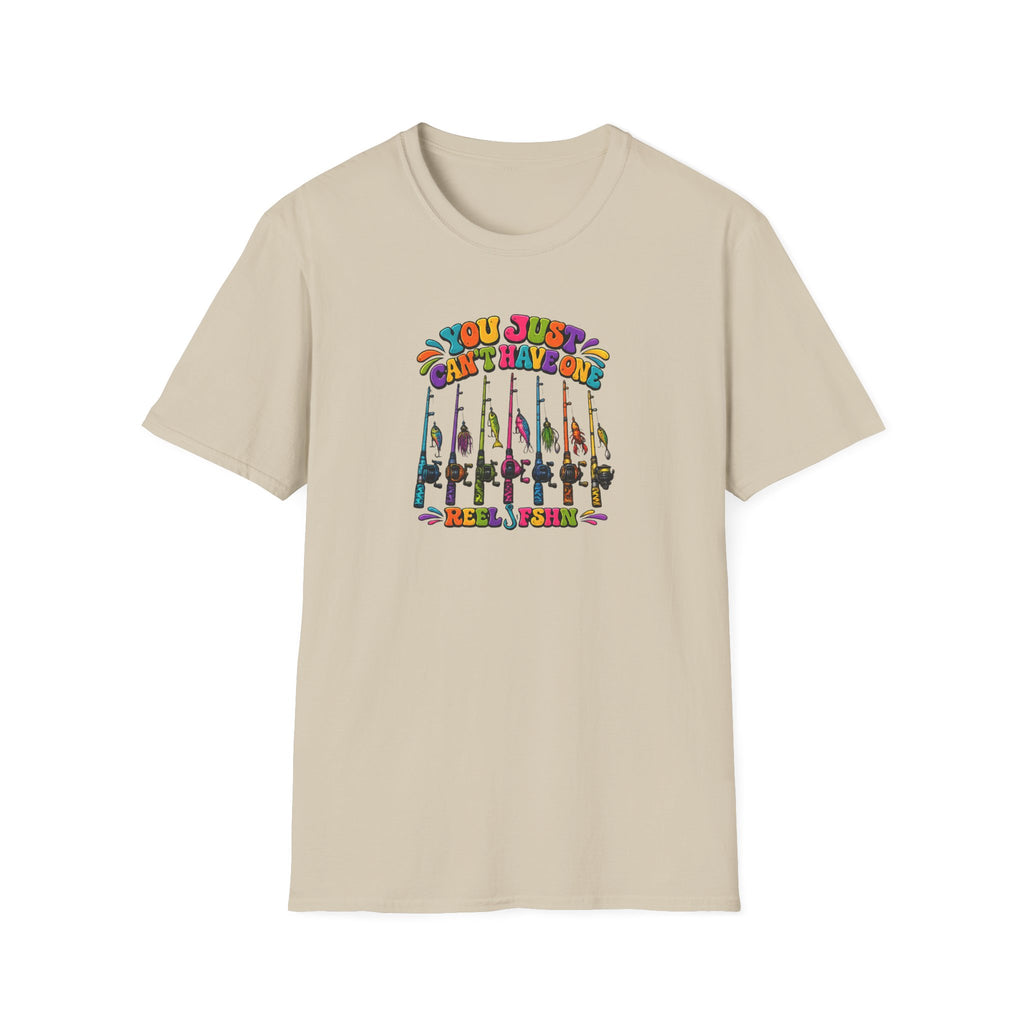 You Just Can't Have One Funky Print T-Shirt