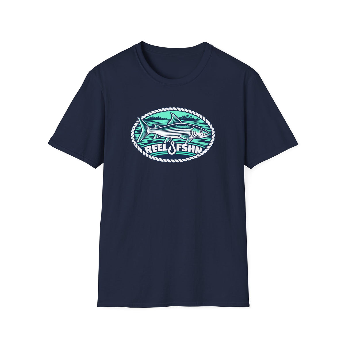 Bonefish Navy & Seafoam T-Shirt