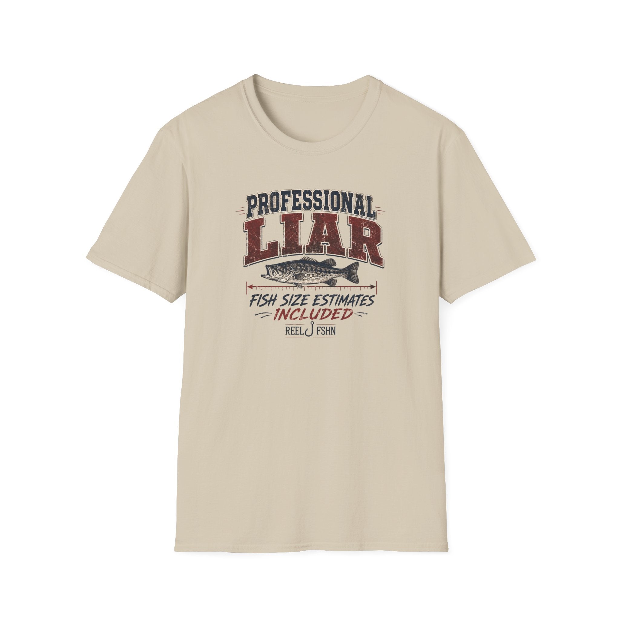 Professional Liar Fish Size Estimates Included T-Shirt