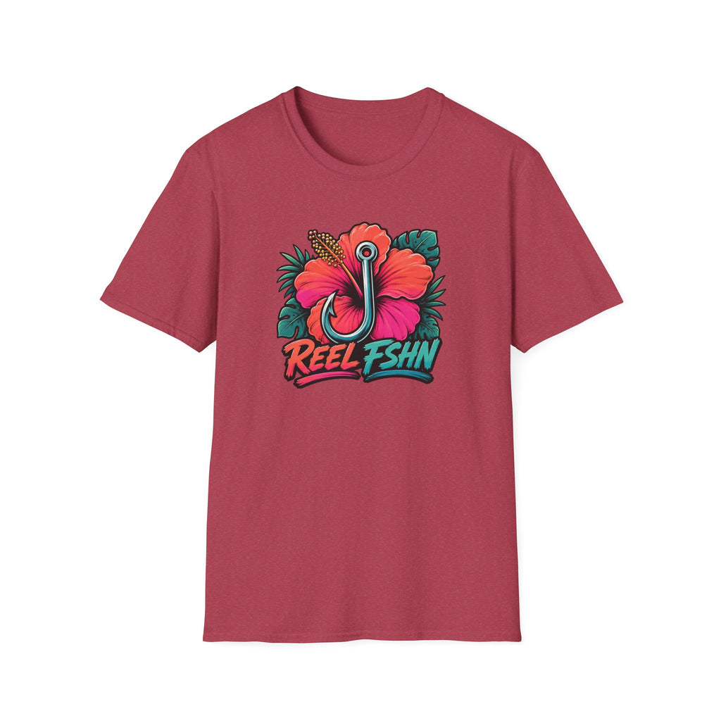 Hibiscus Hook Badge T-Shirt