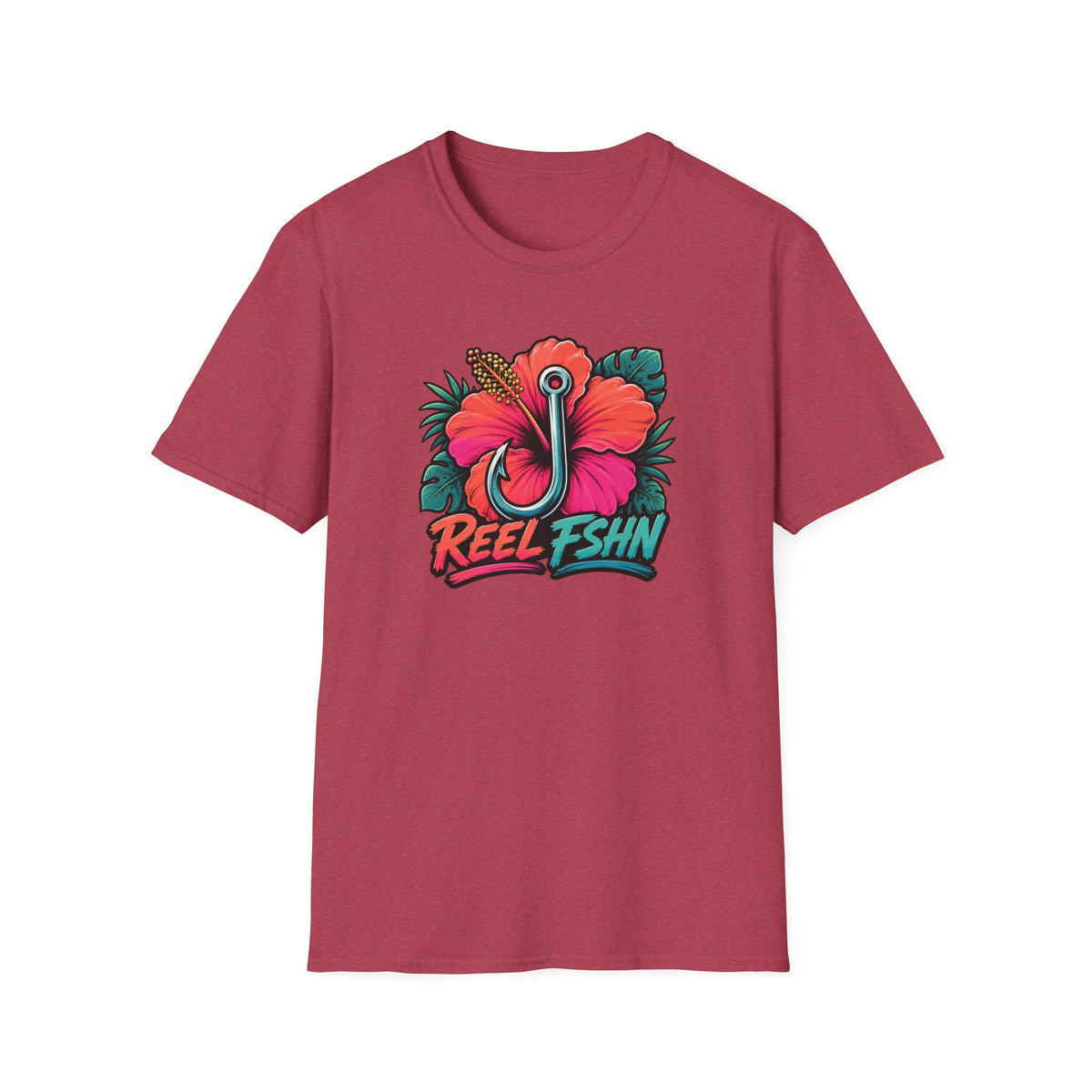 Hibiscus Hook Badge T-Shirt