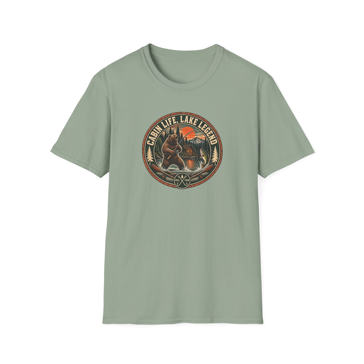 Cabin Life.  Lake Legend T-Shirt