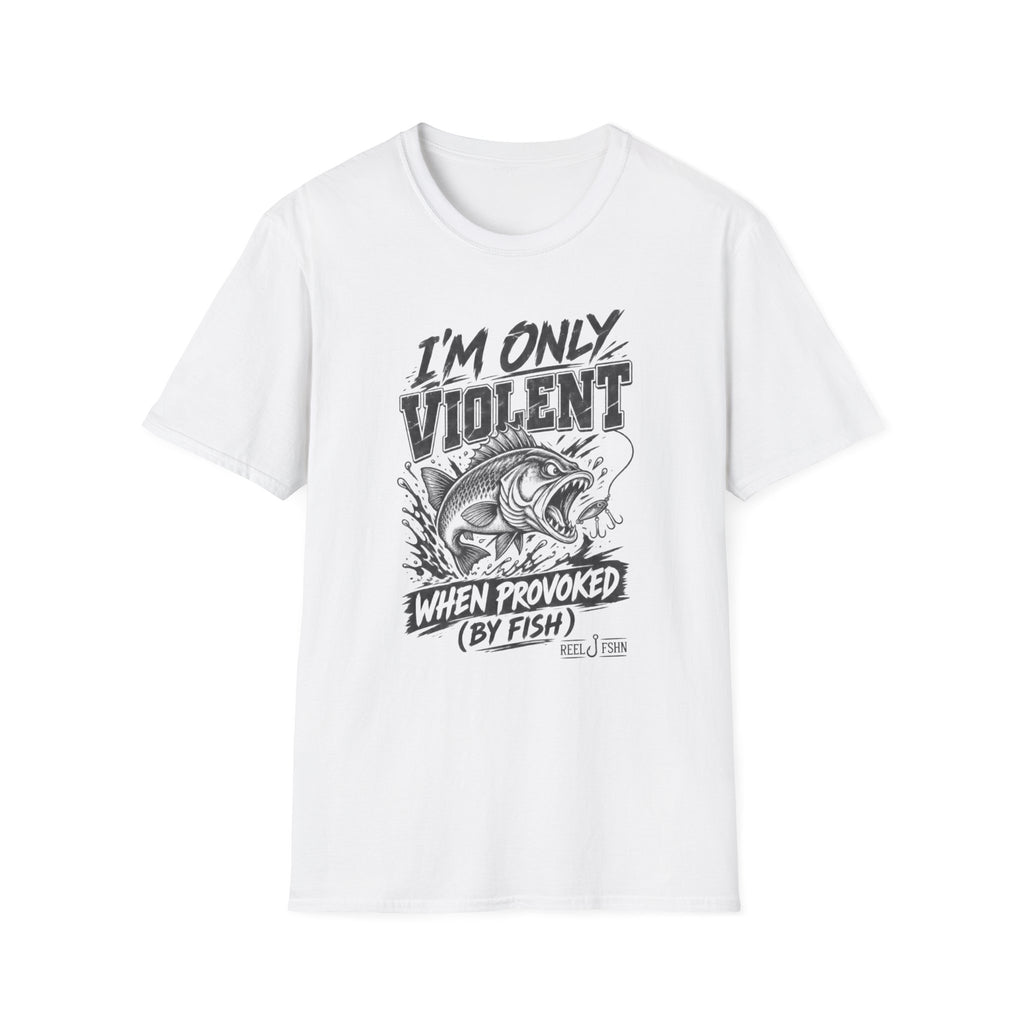 I'm Only Violent When Provoked By Fish T-Shirt