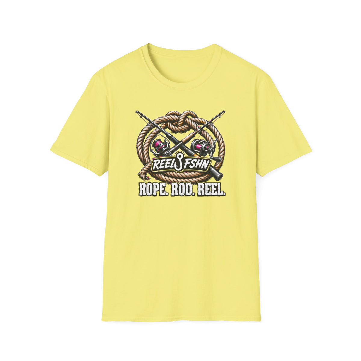Rope. Rod. Reel. T-Shirt