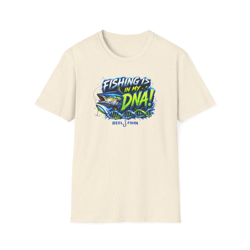 Fishing Is In My DNA with Yellowfin Tuna T-Shirt