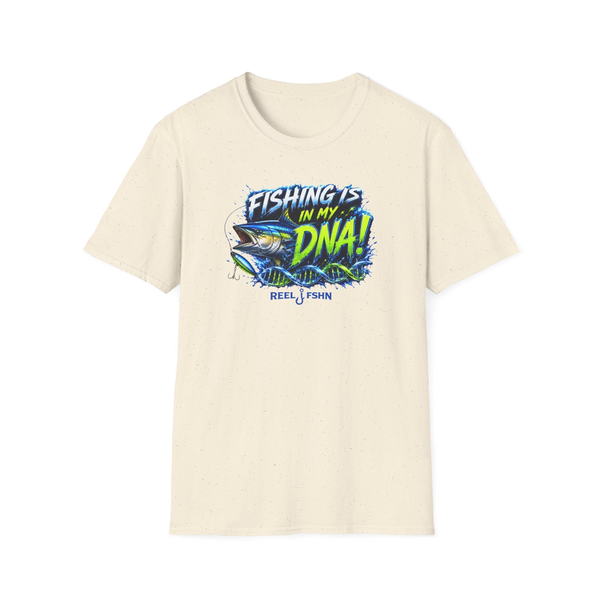 Fishing Is In My DNA with Yellowfin Tuna T-Shirt