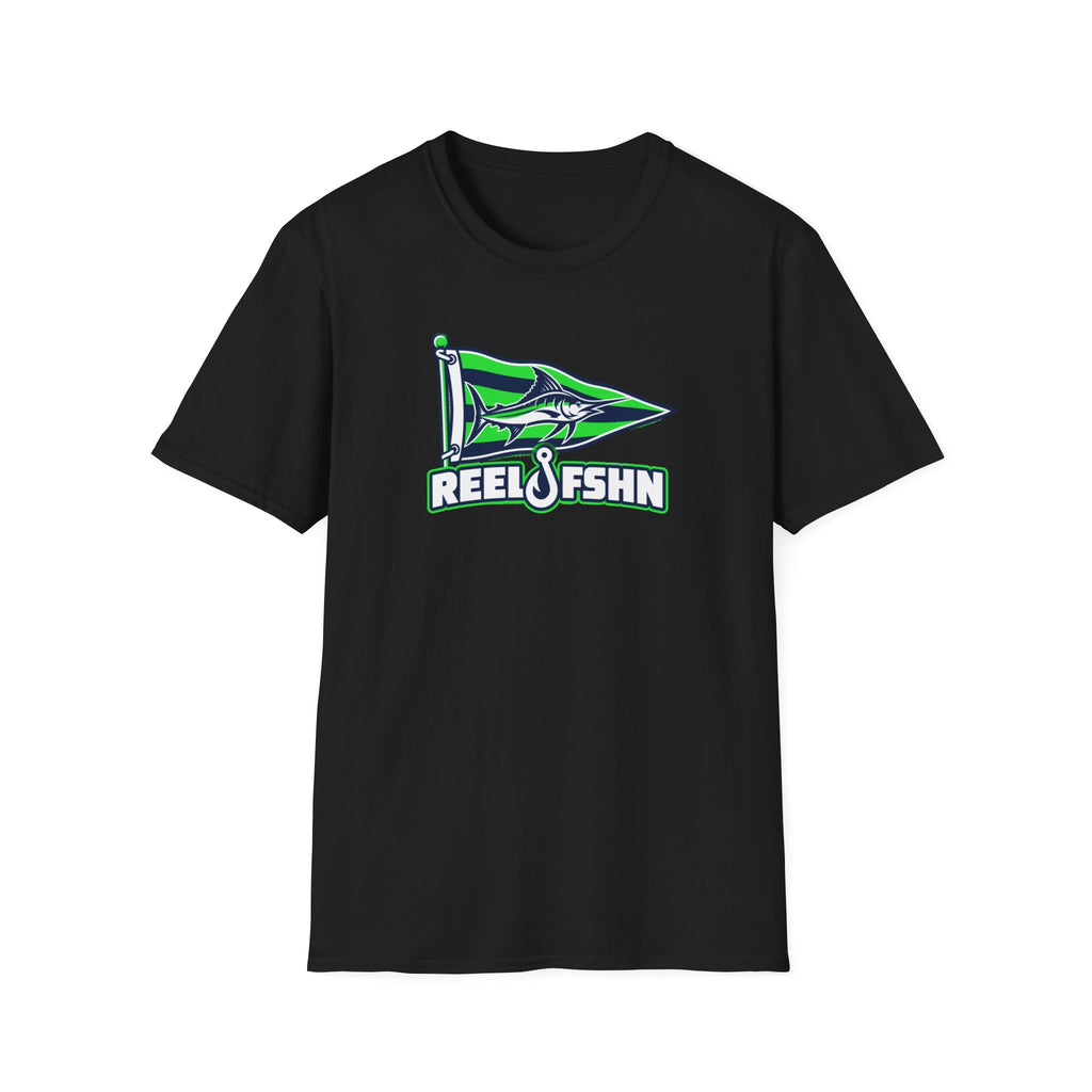 Green Marlin Pennant Flag T-Shirt