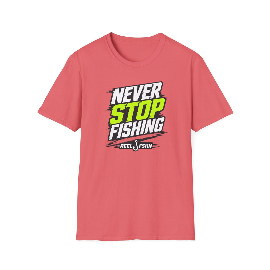 Never Stop Fishing T-Shirt